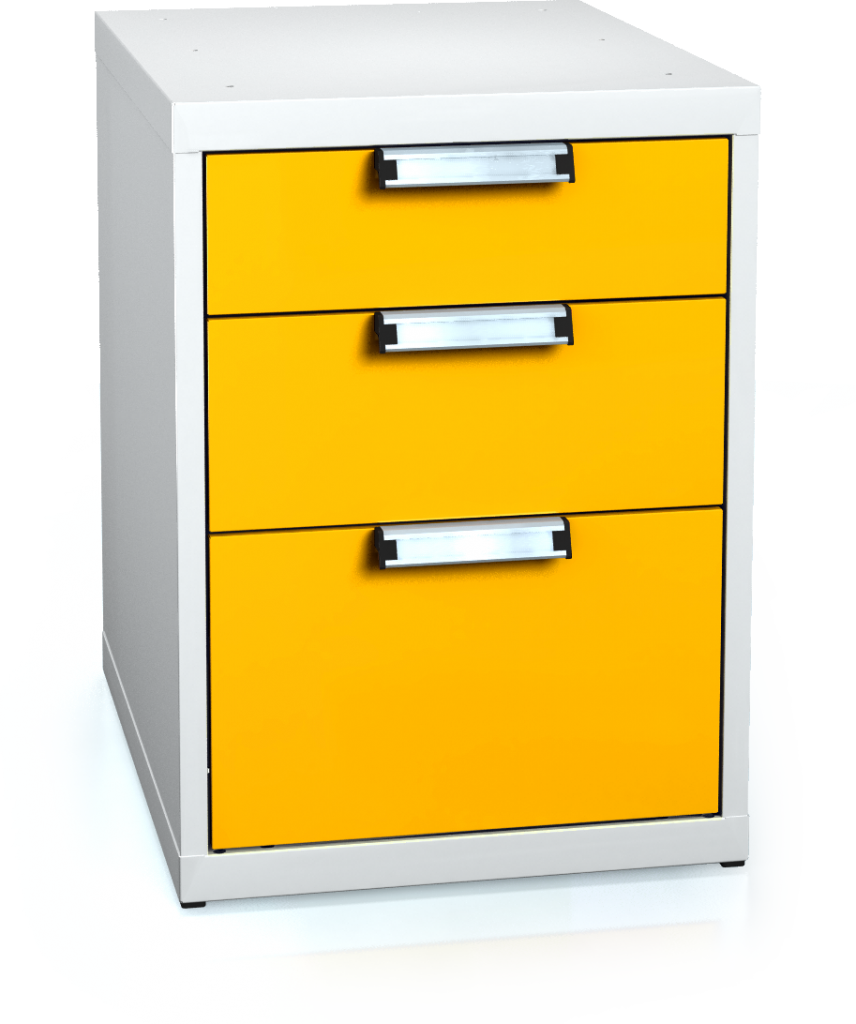 Unterbaublöcke UNI für Werkbänke 662 x 480 x 600 - 3x Schubladen